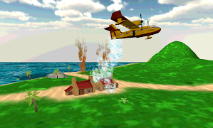 Airplane Firefighter 3D imagem de tela 1