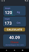 BMI Calculator Ekran Görüntüsü 3