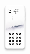 Adaptive Black - Icon Pack الملصق