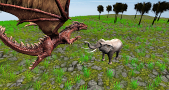 Flying Fire Dragon Simulator screenshot 3