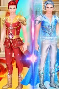 4 Schermata Ice VS Fire Princess Makeup