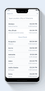 2 Schermata World Clock