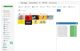 برنامه‌نما Droid Over Wifi عکس از صفحه