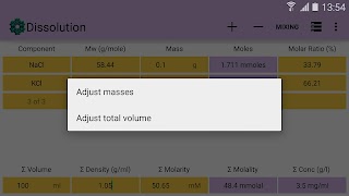 Chemical Solution Wizard screenshot 2