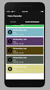 Smart Voice Recorder اسکرین شاٹ 1
