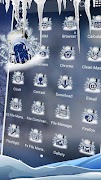 Winter Snowfall Launcher Theme スクリーンショット 1