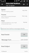 Voice Mail Notifications ảnh chụp màn hình 1