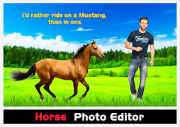 Horse Photo Editor Plakat