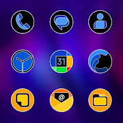 برنامه‌نما Pixly Fluo - Icon Pack عکس از صفحه