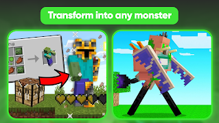 1 Schermata Morphing Mod in Mincraft Morph