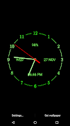 Analog Clock Live Wallpaper تصوير الشاشة 4