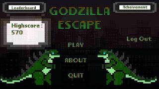 Godzilla Escape 포스터