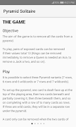 برنامه‌نما Pyramid Solitaire عکس از صفحه