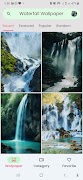 برنامه‌نما Waterfall Wallpaper 4K عکس از صفحه