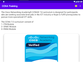 Online CCNA Training poster