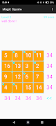 Magic Square - Math Game ảnh chụp màn hình 2