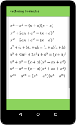 برنامه‌نما Maths Algebra Formula عکس از صفحه