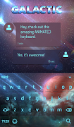Galactic Keyboard & Wallpaper تصوير الشاشة 2
