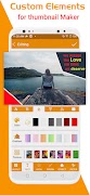 برنامه‌نما Thumbnail maker - Intro maker عکس از صفحه