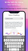 Write SMS By Voice - Voice Tex capture d'écran 3