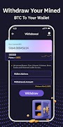 Bitcoin Mining : BTC Miner screenshot 1