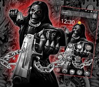 برنامه‌نما Horror Devil Death Skull Theme عکس از صفحه