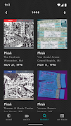 برنامه‌نما LivePhish عکس از صفحه