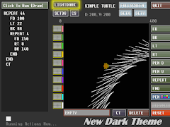 Simple Turtle LOGO screenshot 2