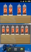 برنامه‌نما Nixie Tube Clock Widget (LITE) عکس از صفحه