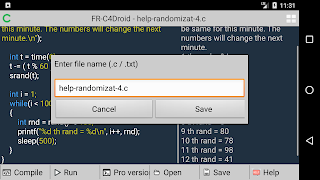 3 Schermata C4Droid - Simple C programming