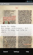 Latin Phrases(English version) imagem de tela 1