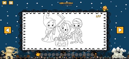 Halloween Coloring poster