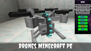 Drone Mod for Minecraft PE الملصق