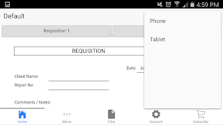 Requisition Form 스크린샷 4