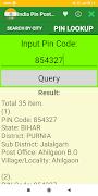 برنامه‌نما India Pin Code, Postal code عکس از صفحه