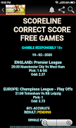 Scoreline Correct 截图 1