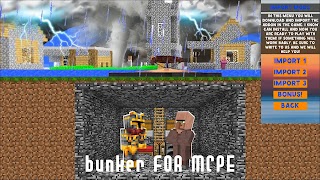 برنامه‌نما Bunker Mod for Minecraft PE عکس از صفحه