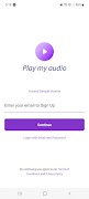 Play My Audio penulis hantaran