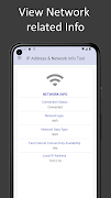 IP Address & Network Info Tool স্ক্রিনশট 1