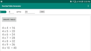 Table Maker syot layar 4