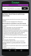 Life Sciences Essays for Matri screenshot 2