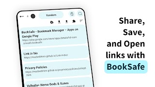 BookSafe - Bookmark Manager screenshot 1