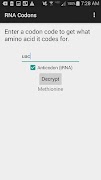 RNA Codons 截圖 1