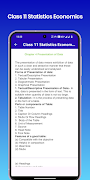 Class 11 Statistics Economics ảnh chụp màn hình 2