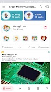 Crazy Monkey 2023 - WASticker پوسٹر
