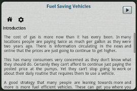 Fuel Saving Vehicles স্ক্রিনশট 3