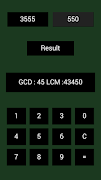 GCD LCM Calculator poster