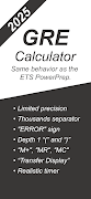 GRE Math Calculator 2025 الملصق