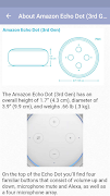 برنامه‌نما Amazon Echo Dot 3rd Gen Guide عکس از صفحه