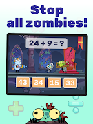 Math games: Zombie Invasion ภาพหน้าจอ 6